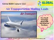 Air Transportation Mailing Leads