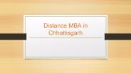 Distance MBA in Chhattisgarh – MIT School of Distance Education