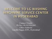 LG Washing Machine Service Center in Hyderabad