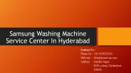 Samsung Washing Machine Service Center In Hyderabad