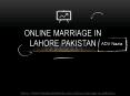 Online Marriage In pakstan Best Lawyer In lahore PowerPoint PPT Presentation