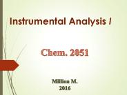 Introduction to chromatography tecniques