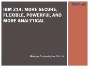 Best features of IBM z14