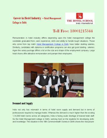 Hotel Management College in Delhi (1)