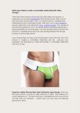 What does it take to create a comfortable relationship with Mens Thongs? PowerPoint PPT Presentation