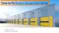 how to fix broken garage door spring PowerPoint PPT Presentation
