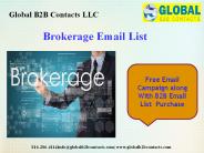 Brokerage Email List
