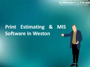 Print Estimating & MIS Software In Weston