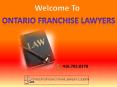 Franchise agreement, Advice of franchise lawyers PowerPoint PPT Presentation