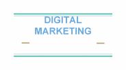 An Overview of Digital Marketing
