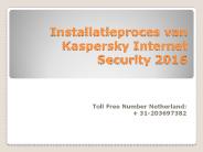 Installatieproces van Kaspersky Internet Security 2016