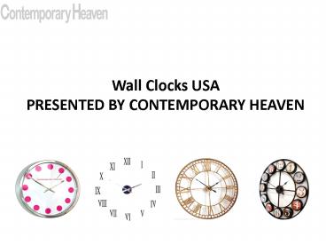 Modern Large Illuminated Wall Clock Lights USA