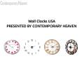 Modern Large Illuminated Wall Clock Lights USA PowerPoint PPT Presentation
