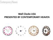Modern Large Illuminated Wall Clock Lights USA