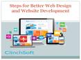 Steps for Better Web Design and Website Development PowerPoint PPT Presentation