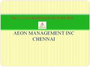 (((Aeon))) Management Inc Chennai Reviews ***Velachery****