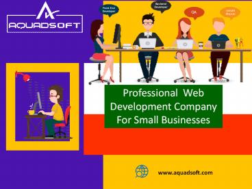 Web Designing Services In Delhi | Aquadsoft Software Company