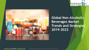 Non-Alcoholic Beverages Market Report 2019