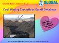 Coal Mining Executives Email database PowerPoint PPT Presentation