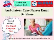 Ambulatory Care Nurses Email Database