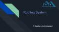 Roofing System - MidSouth Roof Consultants PowerPoint PPT Presentation