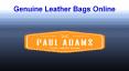 Genuine Leather Bags Online at Pauladams PowerPoint PPT Presentation