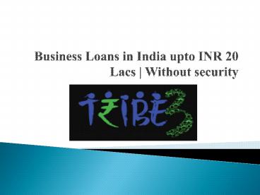 Small Business Loans in India