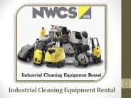 Safety Requirements For Industrial Cleaning Equipment Rental