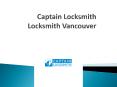Captain Locksmith PowerPoint PPT Presentation