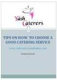 Tips on How to Choose a Good Catering Service PowerPoint PPT Presentation