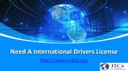 Need A international Drivers License