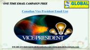 Canadian Vice President Email List