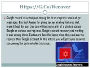 https://g.co/recover| Google Account Recovery