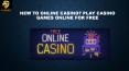 New to online casino? Play casino games online for free PowerPoint PPT Presentation