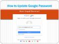 How to Update Google Password PowerPoint PPT Presentation