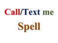 Call or Text Me Spell to Make Someone Contact You PowerPoint PPT Presentation