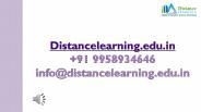 Distance Education MBA in Infrastructure Management