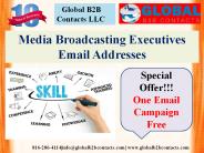 Media Broadcasting Executives Email Addresses