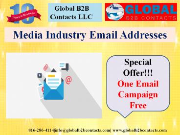 Media Industry Email Addresses
