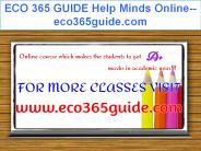 ECO 365 GUIDE Help Minds Online--eco365guide.com