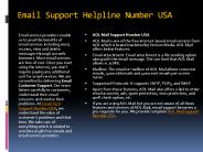 Email Support Helpline Number USA