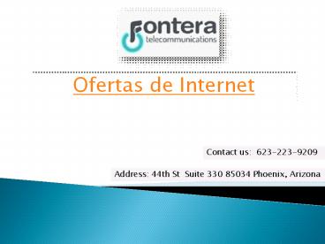 Ofertas de Internet en línea – Phoenix