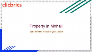 Property in Mohali - Flats in Mohali - clicbrics