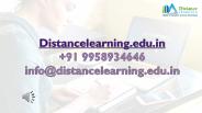 Distance Education MBA in Financial Planning and Analysis