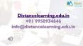 Distance Education PGD in Information Technology PowerPoint PPT Presentation