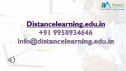 Distance Education PGD in Networking Fundamental and Data Storage