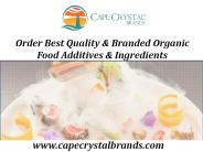 Branded Organic Food Additives & Ingredients