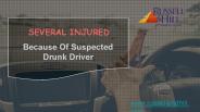 Several Injured Because Of Suspected Drunk Driver