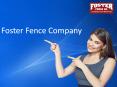 Foster Fence Company PowerPoint PPT Presentation