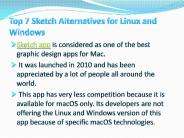 Top 7 Sketch Alternatives for Linux and Windows